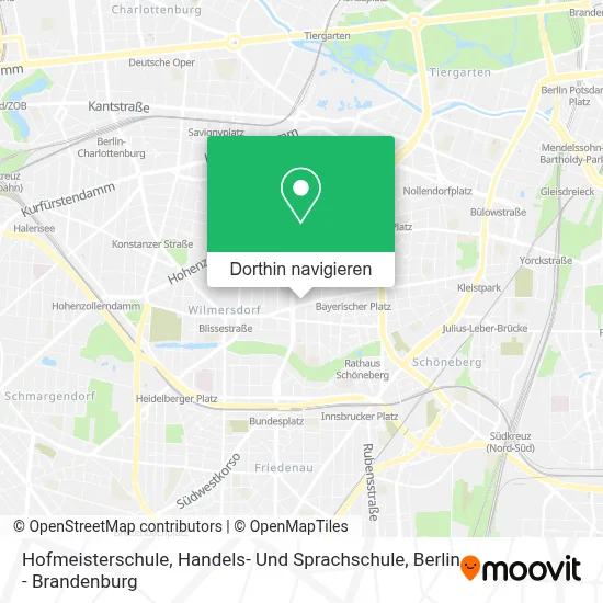 Hofmeisterschule, Handels- Und Sprachschule Karte