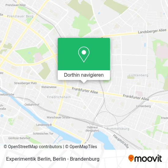 Experimentik Berlin Karte