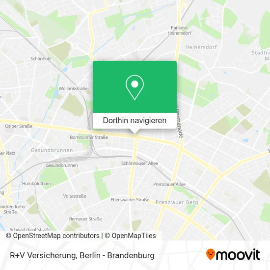 R+V Versicherung Karte