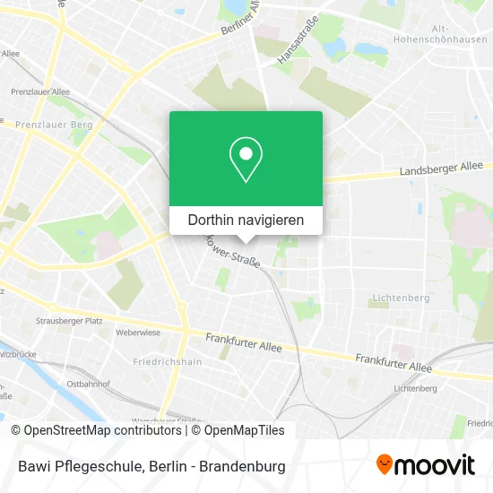 Bawi Pflegeschule Karte