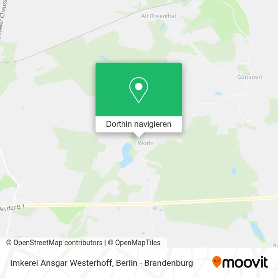 Imkerei Ansgar Westerhoff Karte