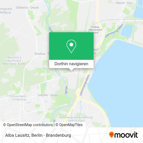 Alba Lausitz Karte