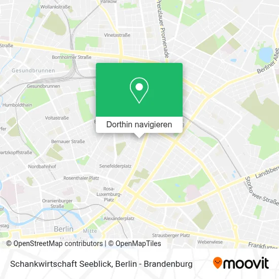 Schankwirtschaft Seeblick Karte