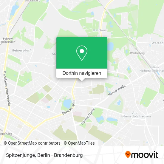 Spitzenjunge Karte