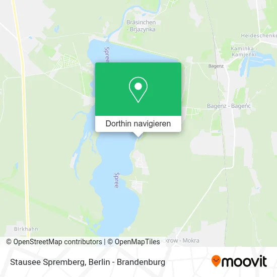 Stausee Spremberg Karte