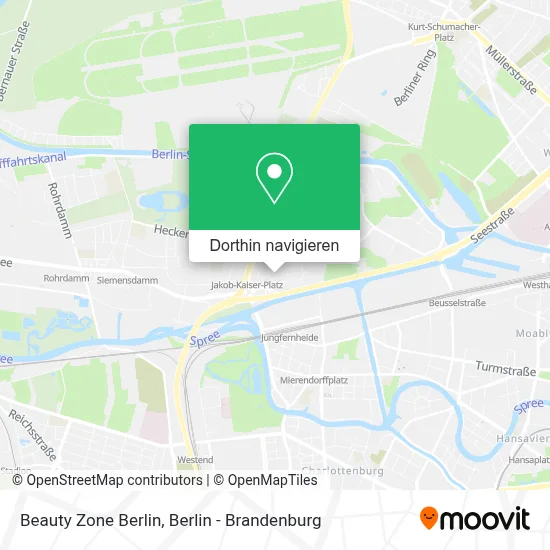 Beauty Zone Berlin Karte