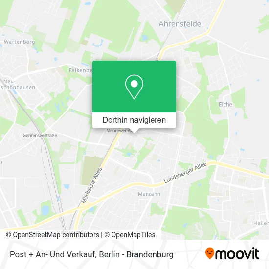 Post + An- Und Verkauf Karte