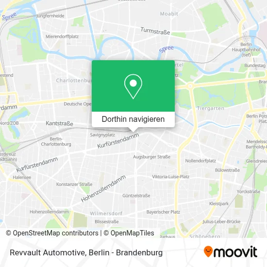 Revvault Automotive Karte