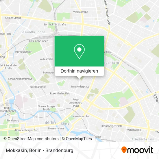Mokkasin Karte