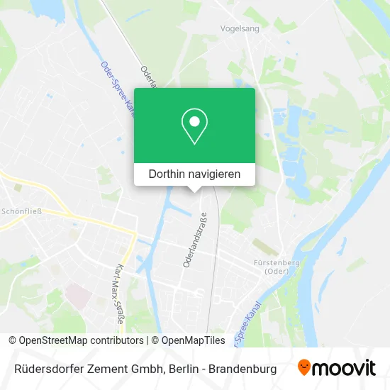 Rüdersdorfer Zement Gmbh Karte