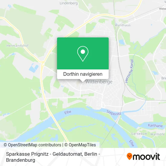 Sparkasse Prignitz - Geldautomat Karte