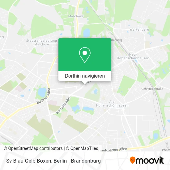 Sv Blau-Gelb Boxen Karte
