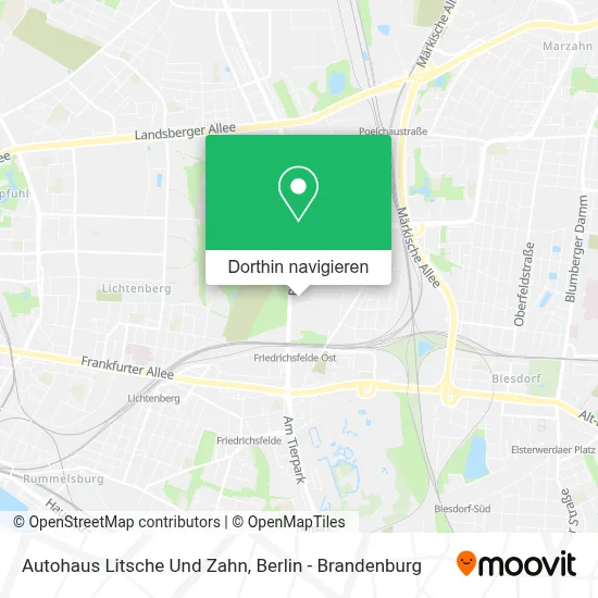 Autohaus Litsche Und Zahn Karte