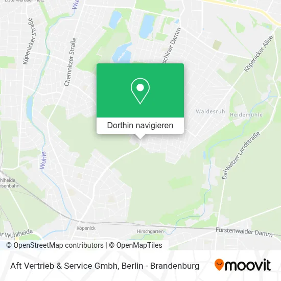 Aft Vertrieb & Service Gmbh Karte