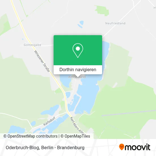 Oderbruch-Blog Karte