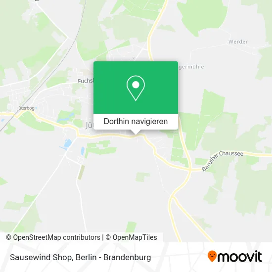 Sausewind Shop Karte