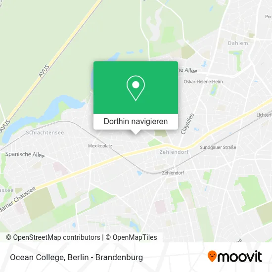 Ocean College Karte