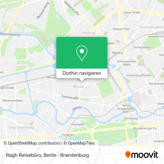 Ragh Reisebüro Karte