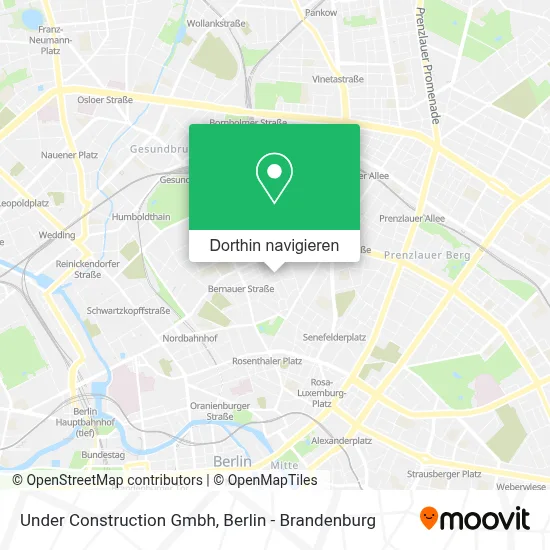 Under Construction Gmbh Karte
