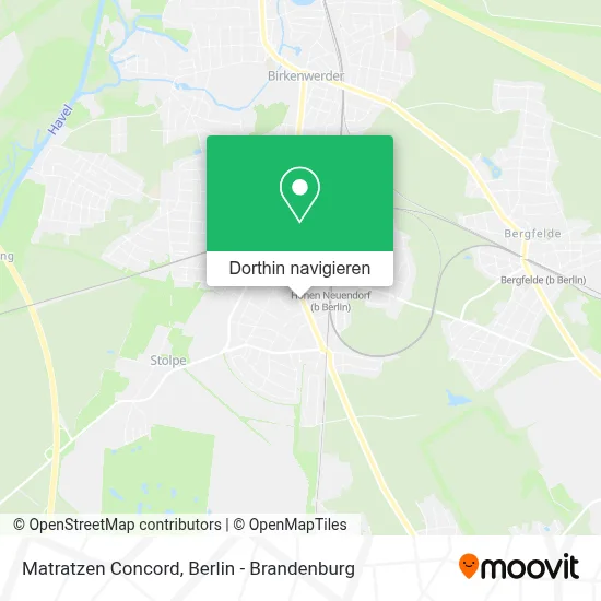 Matratzen Concord Karte