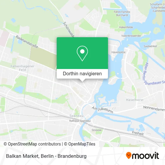 Balkan Market Karte