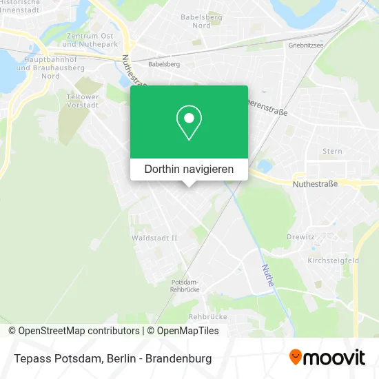Tepass Potsdam Karte