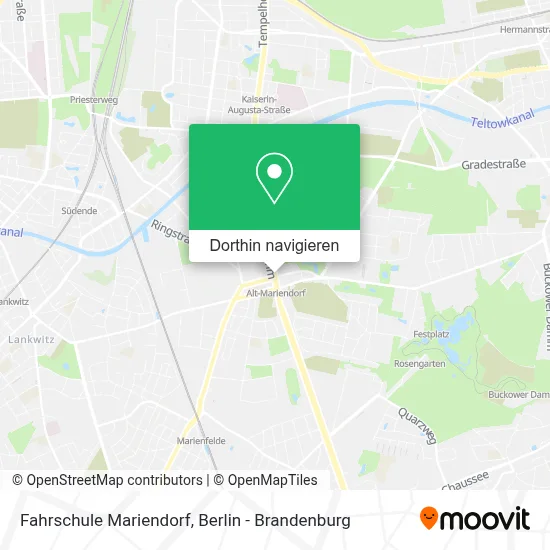 Fahrschule Mariendorf Karte