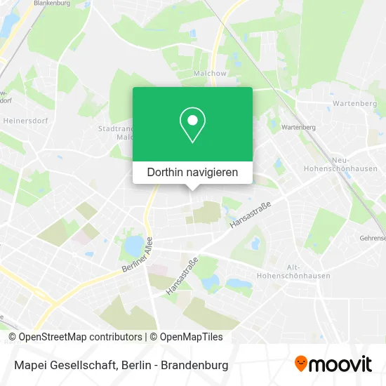 Mapei Gesellschaft Karte