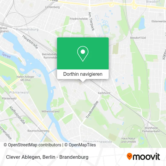 Clever Ablegen Karte