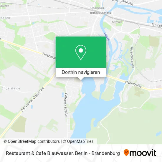Restaurant & Cafe Blauwasser Karte