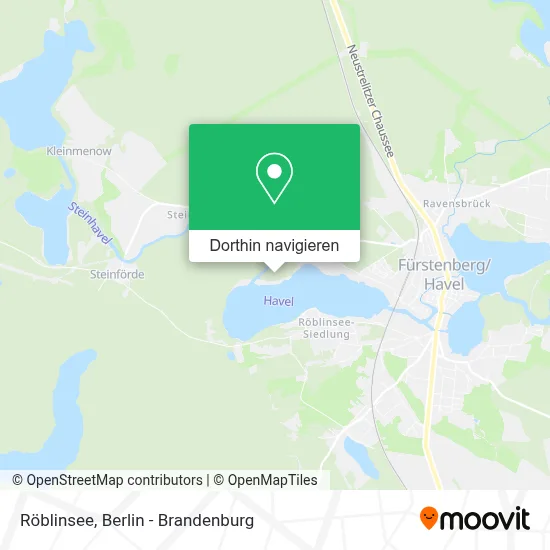 Röblinsee Karte