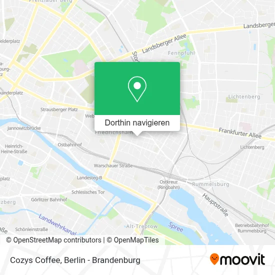 Cozys Coffee Karte