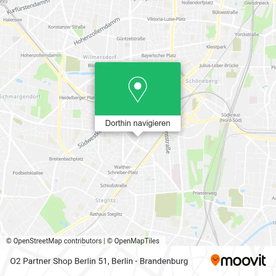O2 Partner Shop Berlin 51 Karte