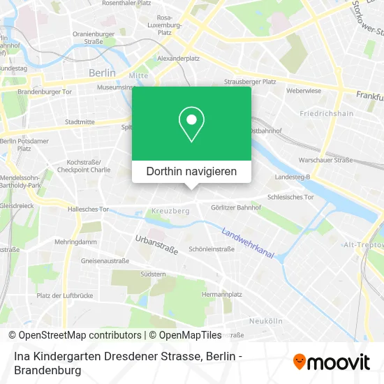 Ina Kindergarten Dresdener Strasse Karte