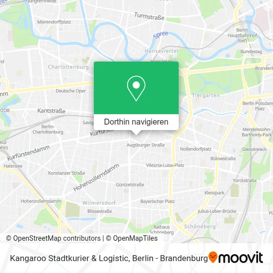 Kangaroo Stadtkurier & Logistic Karte