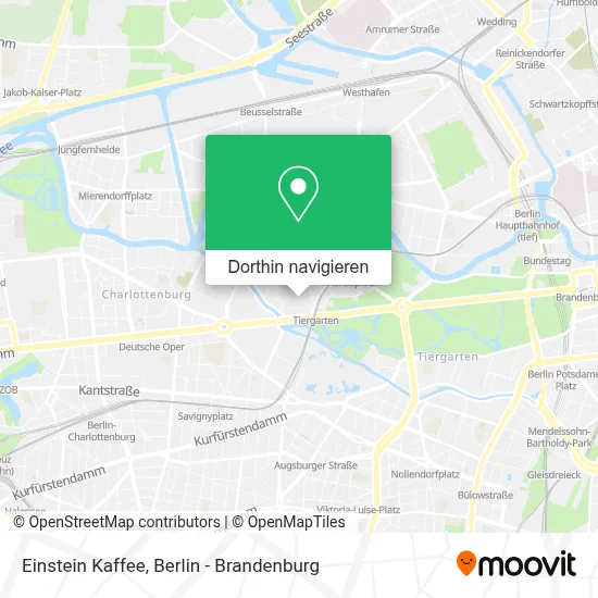 Einstein Kaffee Karte
