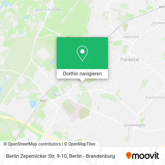 Berlin Zepernicker Str. 9-10 Karte