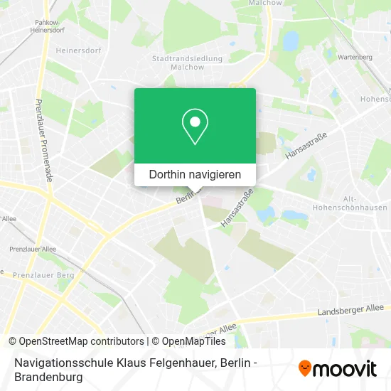 Navigationsschule Klaus Felgenhauer Karte
