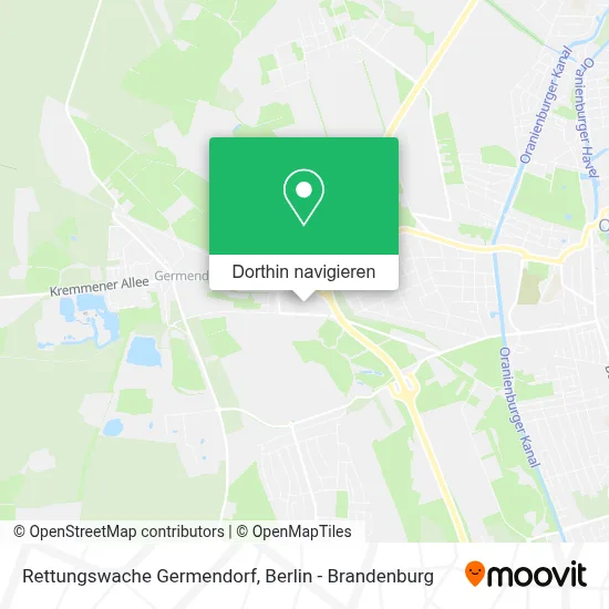 Rettungswache Germendorf Karte