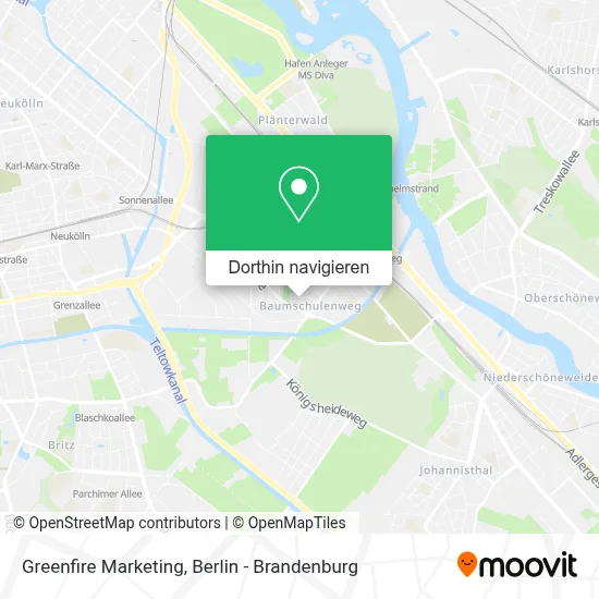 Greenfire Marketing Karte