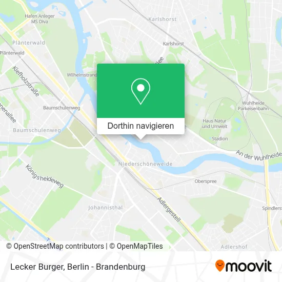 Lecker Burger Karte