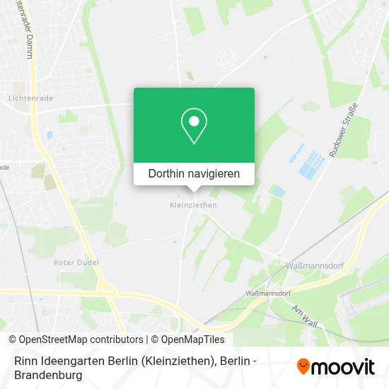 Rinn Ideengarten Berlin (Kleinziethen) Karte