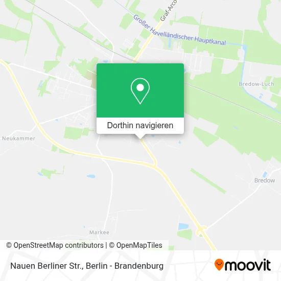 Nauen Berliner Str. Karte