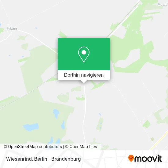 Wiesenrind Karte