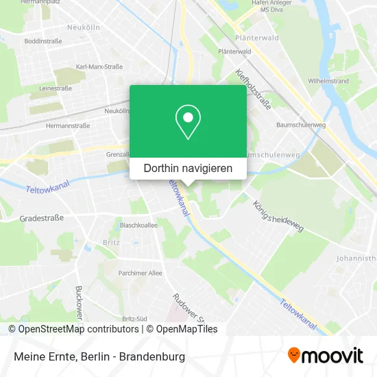 Meine Ernte Karte