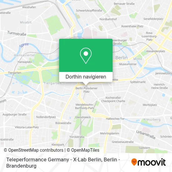 Teleperformance Germany - X-Lab Berlin Karte