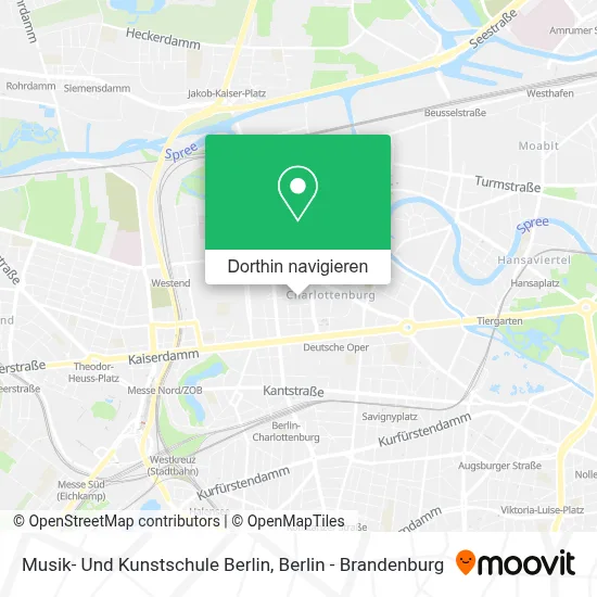Musik- Und Kunstschule Berlin Karte