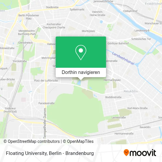 Floating University Karte