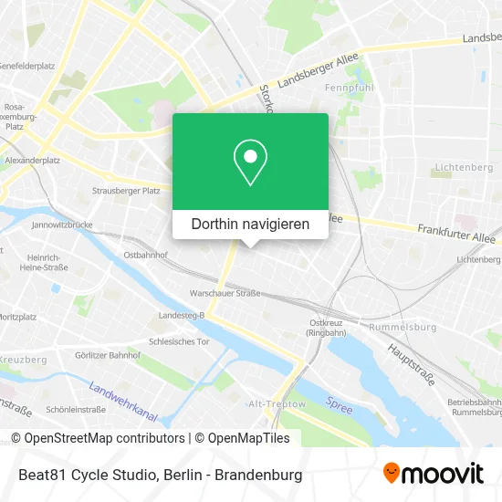 Beat81 Cycle Studio Karte