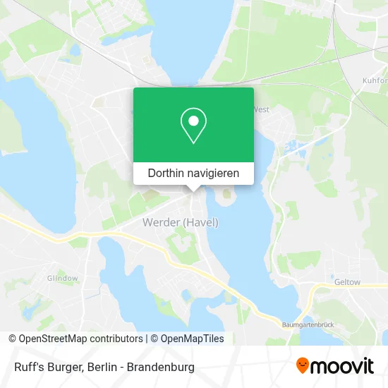 Ruff's Burger Karte
